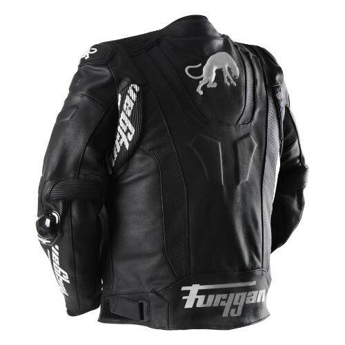 FURYGAN Raptor Evo 3 Siyah Deri Motosiklet Ceketi - 4