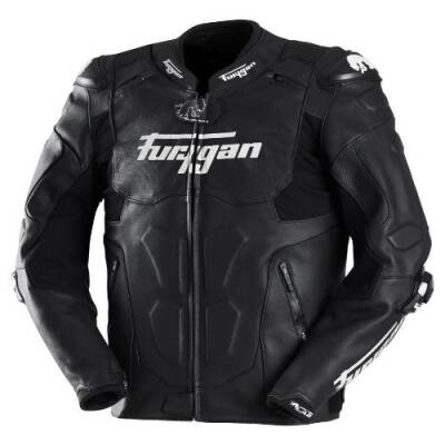 FURYGAN Raptor Evo 3 Siyah Deri Motosiklet Ceketi - 2