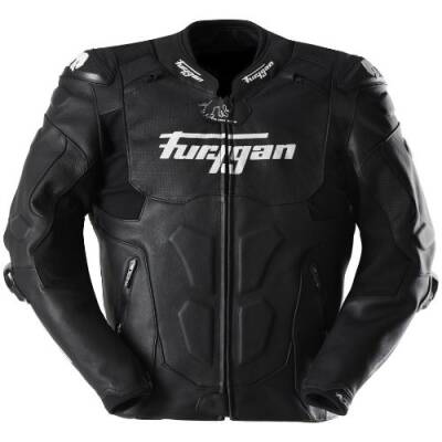 FURYGAN Raptor Evo 3 Siyah Deri Motosiklet Ceketi - 1
