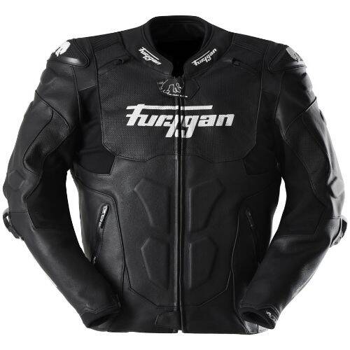 FURYGAN Raptor Evo 3 Siyah Deri Motosiklet Ceketi - 1
