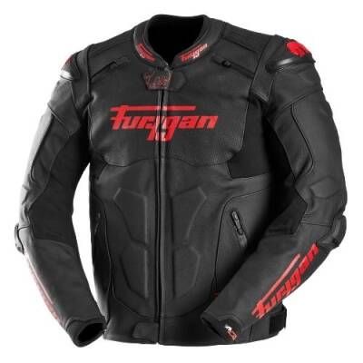 FURYGAN Raptor Evo 3 Siyah Kırmızı Deri Motosiklet Ceketi - 2