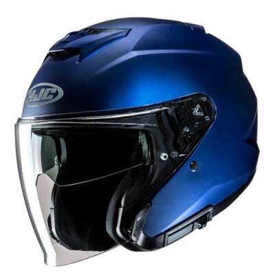 HJC İ31 Mat Mavi Yarım Motosiklet Kaskı 