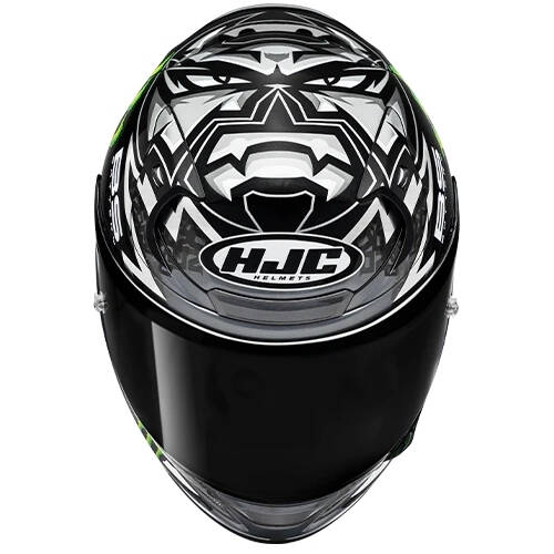 HJC RPHA12 Quartararo MC5 Kapalı Motosiklet Kaskı Siyah - 4