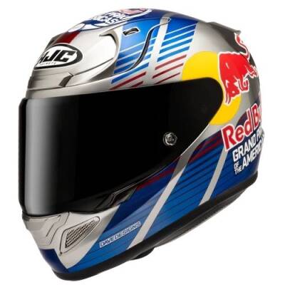 HJC RPHA12 Red Bull Austin GP II MC21 Kapalı Motosiklet Kaskı 