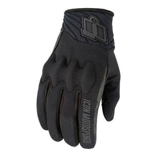 ICON GLOVE ANTHEM 3 Siyah Motosiklet Eldiveni - 1