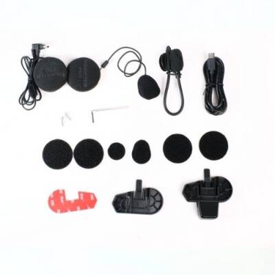 Knmaster KN2300 Motosiklet Kask İnterkom Bluetooth Intercom Kulaklık Seti - 2