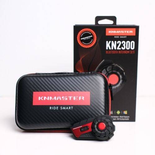 Knmaster KN2300 Motosiklet Kask İnterkom Bluetooth Intercom Kulaklık Seti - 1