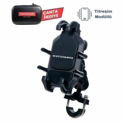 Knmaster TT-860 Titreşim Engelleyicili Tüm Motosikletlere Uyumlu Telefon Tutucu 