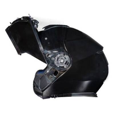 MARUSHİN M-312 Siyah Çene Açılır Motosiklet Kaskı - 2