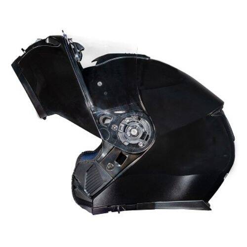 MARUSHİN M-312 Siyah Çene Açılır Motosiklet Kaskı - 2
