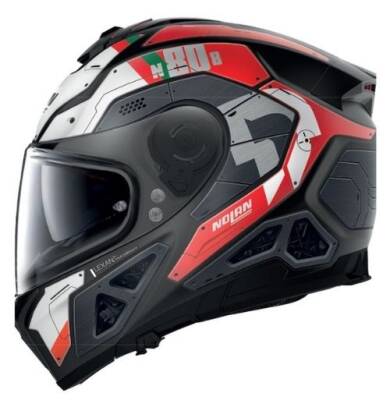 N80-8 STARSCREAM N-COM 035 Kapalı Motosiklet Kaskı 