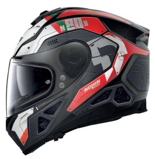 N80-8 STARSCREAM N-COM 035 Kapalı Motosiklet Kaskı - 1