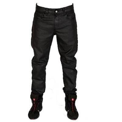 TECH90 PİRATE KEVLAR SİYAH Motosiklet Pantolonu Siyah