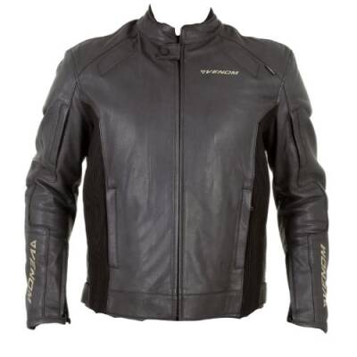 Venom D2 Racing Siyah Deri Mont 