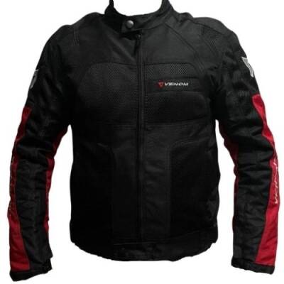 Venom Dynamic Siyah Kırmızı Motosiklet Mont 