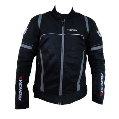 Venom Spin Gri Motosiklet Mont 