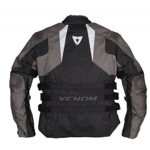 Venom Tourex Siyah Gri Motosiklet Montu - 2