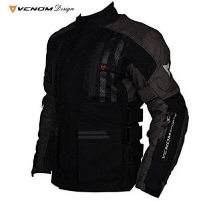 Venom Tourex Siyah Motosiklet Montu - 2